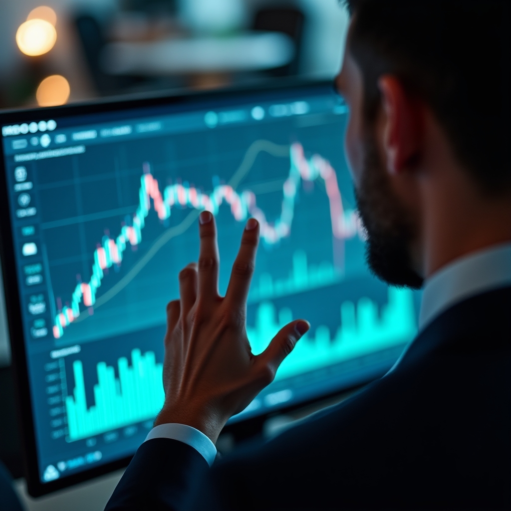 Crypto exchange dashboard interface